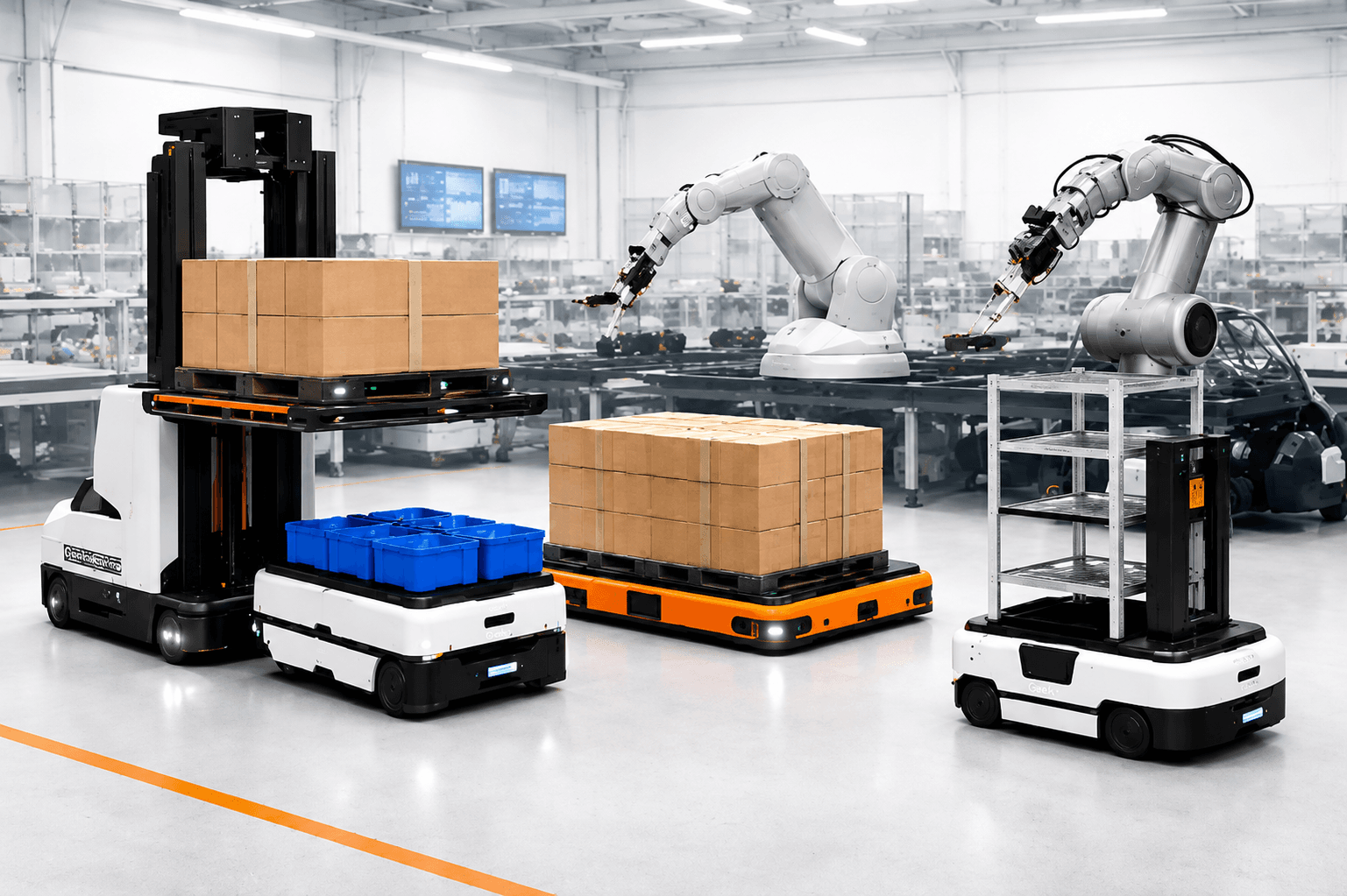 AGV – AMR – Robot công nghiệp